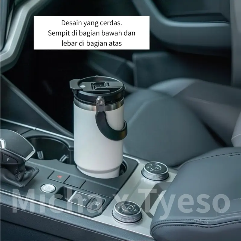 TYESO Tumbler [FREE SIKAT & STIKER 3D] ORI 100% Mug Coffee 2in1 VacuumInsulated DoubleWall TahanPanasDingin SUS304FoodgradeBPAFREE. Botol Termos StainlessSteel 5