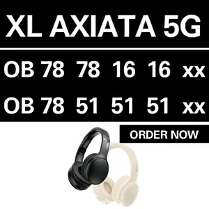 AXIATA 5G OB 78 78 16 16 xx - XL Bluetooth Headset LED Wireless Koneksi Stabil untuk Penampilan Menarik dan Nyaman Earphone