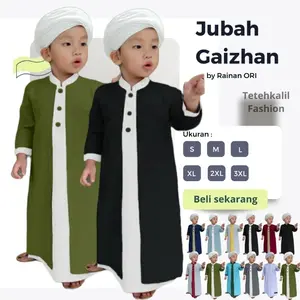 Murah Jubah Anak Gaizhan Free Peci / Jubah Habib Anak by RAINAN ORI
