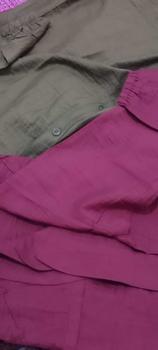 Product Review of ROSELLA BLOUSE POLO LINEN . baju Atasan Santai from M**m Z**e 1
