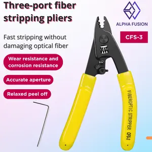 Fiber Optic Stripper 3 Hole CFS-3 COMPTYCO Bosi Tools / TANG Stripper PENGUPAS KABEL CORE (PUTIH)