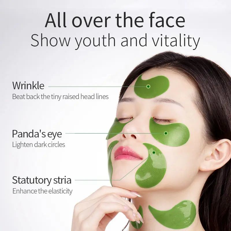 Masker Mata Eye Mask Penghilang Kantung mata panda Anti Kerut Aging Bisa Untuk Leher Pipi Isi 60 Lembar Termurah 2