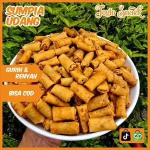 1 Kg dan 500g Sumpia Udang Khas Cirebon Bahan Premium Snack Kiloan Cemilan Food Manis Makanan Camilan Kering Jajanan camilan Asin grosir kiloan