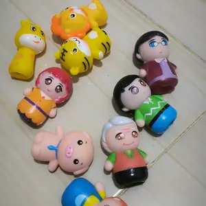Yoli Toys Mainan Finger Puppet Jari Tangan Boneka 5 PCS / Finger Family Bahan full Karet