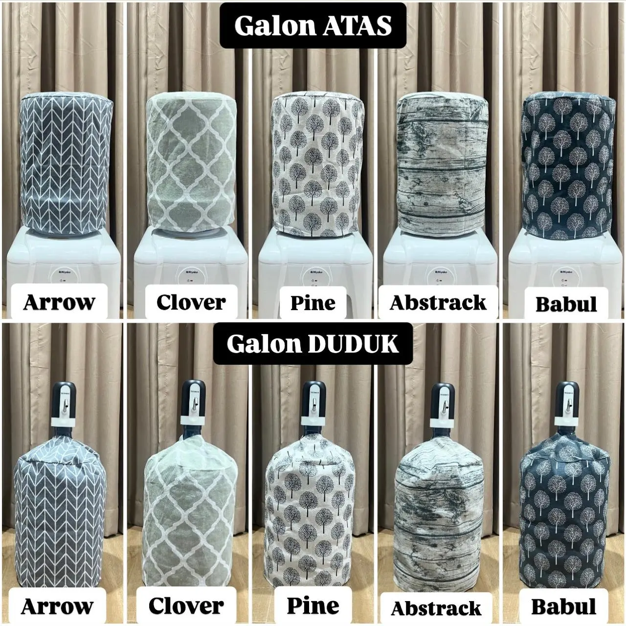 sarung galon / penutup galon / cover galon