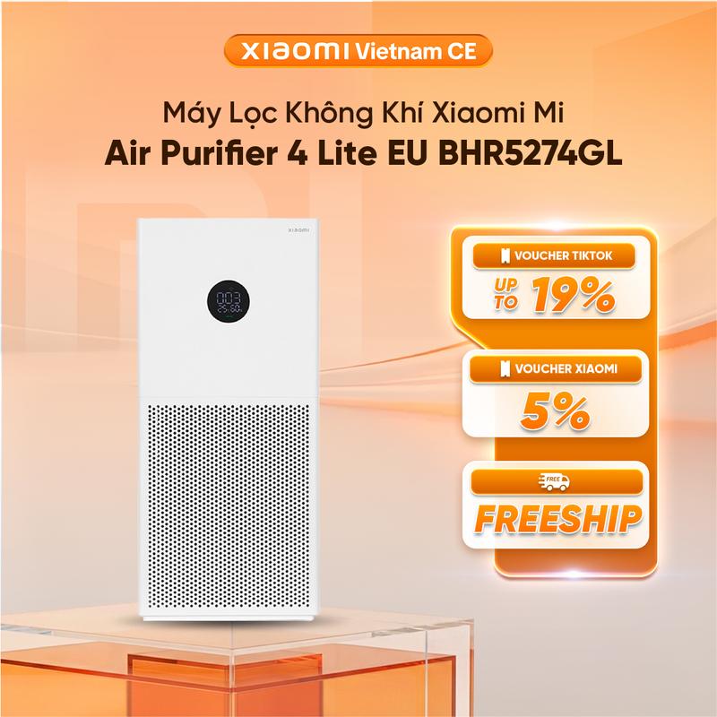 Máy lọc không khí Xiaomi Mi Air Purifier 4 Lite EU BHR5274GL - Trắng