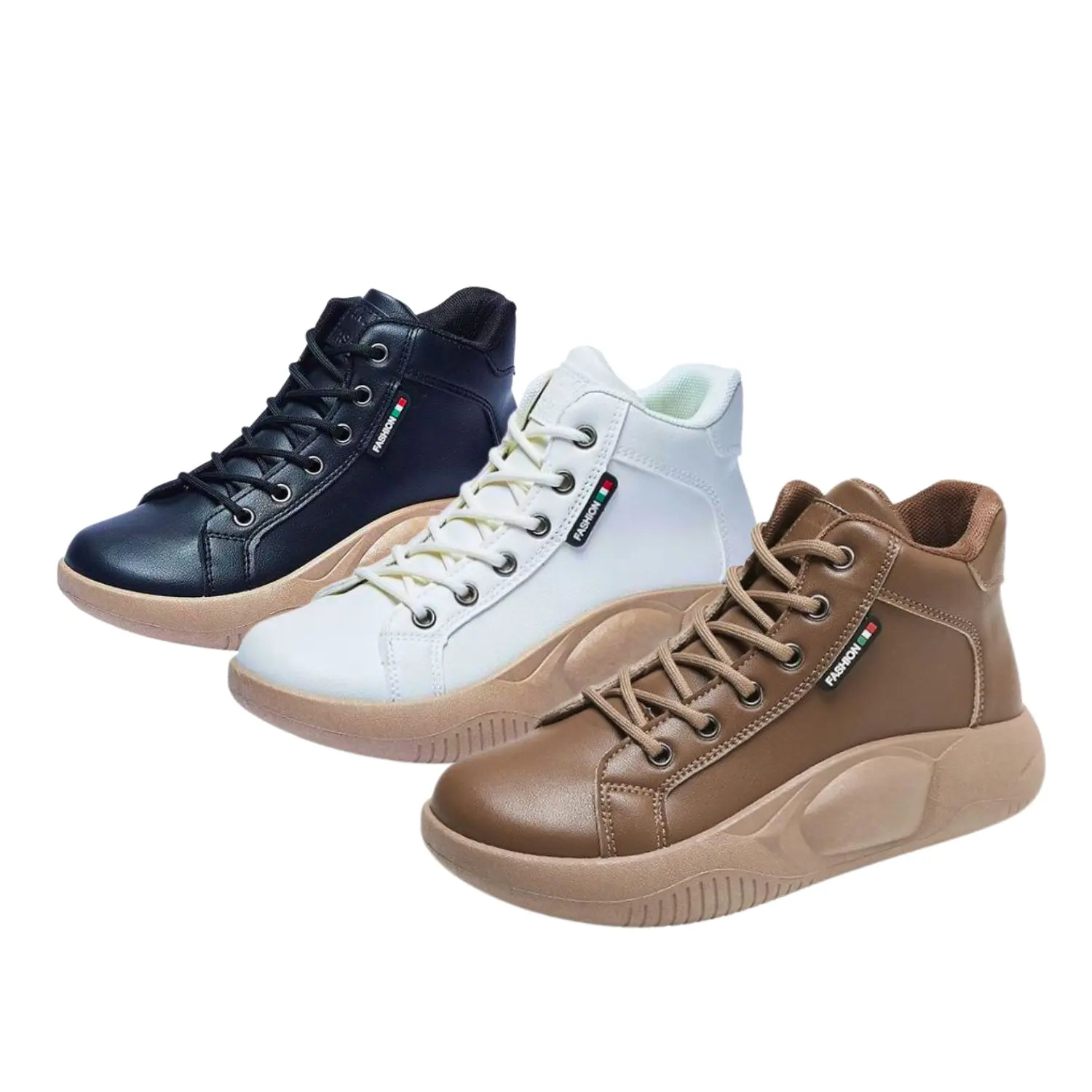 Shoes casual cewek Sneakers XYQJ High Top Bertali 21167