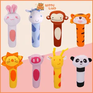 HIPPO LAND Mainan Tangan Bayi Bunyi Baby Hand Rattle Toy Stick 77