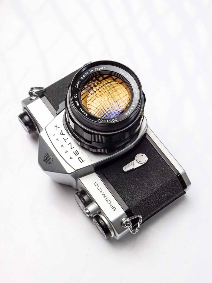 Jual Kamera Analog Pentax Spotmatic kit 50mm f1.4 7 Elemen Super