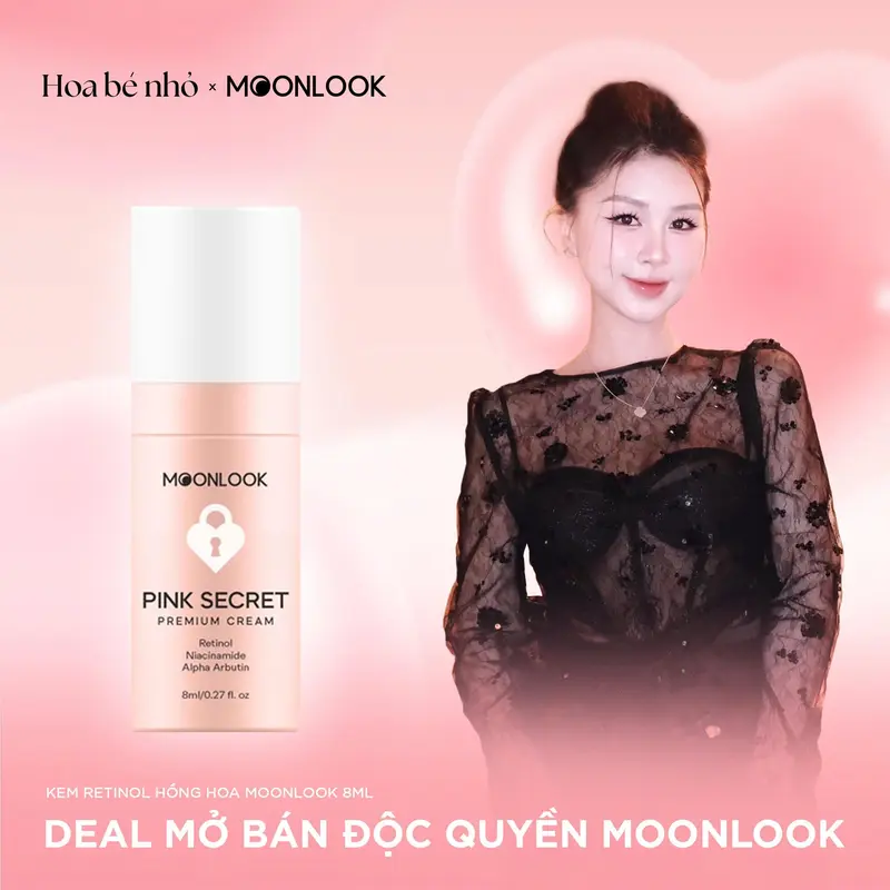 [ Hoa ] Kem Retinol hỗ trợ hường Moonlook 8ml 0