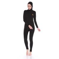 Gambar Tiento Wanita  Wetsuit Swimwear Basic Black Baju Celana Pakaian Renang Diving Surfing Original - BASIC, 4XL dari TIENTO INDONESIA Kota Bandung 4 Tokopedia