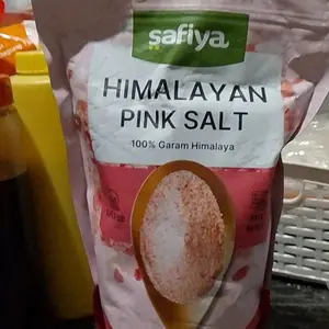 Garam Himalaya 1 Kg Safiya Himalayan Pink Salt Penyedap Rasa Natural Non Rafinasi