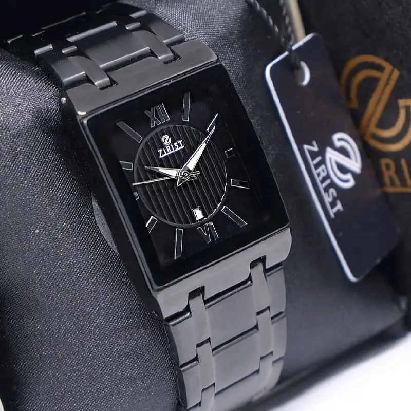 ZIRIST Z19 ORIGINAL JAM TANGAN PETAK PRIA WANITA UNISEX CLASSIC SIMPLE STAINLESS STEEL ORIGINAL GARANSI RESMI 1 TAHUN MESIN DAN BATRAI 4