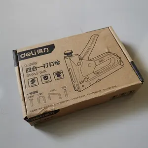 Deli Tools Staples Tembak / Stapler Gun  Tacker 4 in 1 DL238004 Alat Stationery