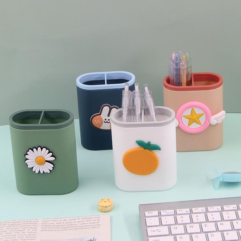 Multi-Function Desktop Pen Holder Comparison of Office and School Stor — view 1