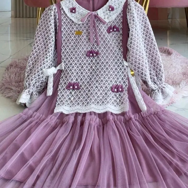 (Spesial Lebaran) Fujiian Dress Brukat Mewah Couple Ibu Anak Usia 1 Tahun sampai 15 Tahun. 1