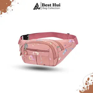 Tas Pinggang Wanita High Quality / Waistbag Wanita Oxford Waterproof / Tas Pinggang Wanita Terbaru Kekinian - LW10