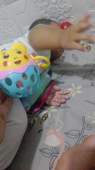 Product Review of HAPPYTOYS.888 Baby Rattle Teether Soft Rubber Hand Ball / Mainan Rattle Bayi / Mainan Bola Karet Lembut Kartun from 𝕃**𝕪 0