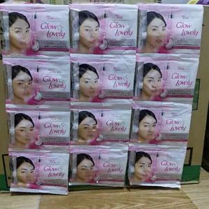 12 Pcs Fair Lovely Glow Lovely Sachet - Perawatan Wajah Vitamin Pencerah Muka Mencerahkan Facial Pelembab