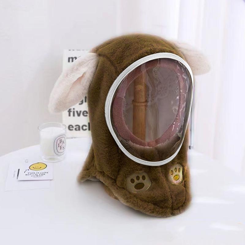 Product Introduction of Windproof Winter Warm Ear Protection Hat Thick Face Cover Hat Cute Rabbit Ear Cap For Boys And Girls 26