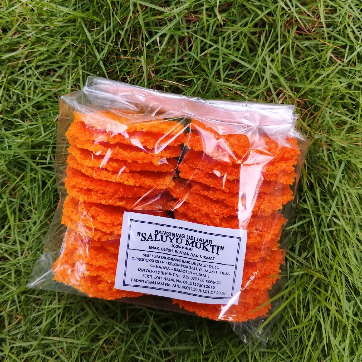 Renginang Ubi Manis isi 30pcs - Snack Enak untuk Cemilan Siap Goreng | Ubi 30pcs Manis