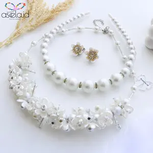[Aseela] Bundling Kalung Fashion Hijab Aseela isi 3(Kalung+ bando+anting)