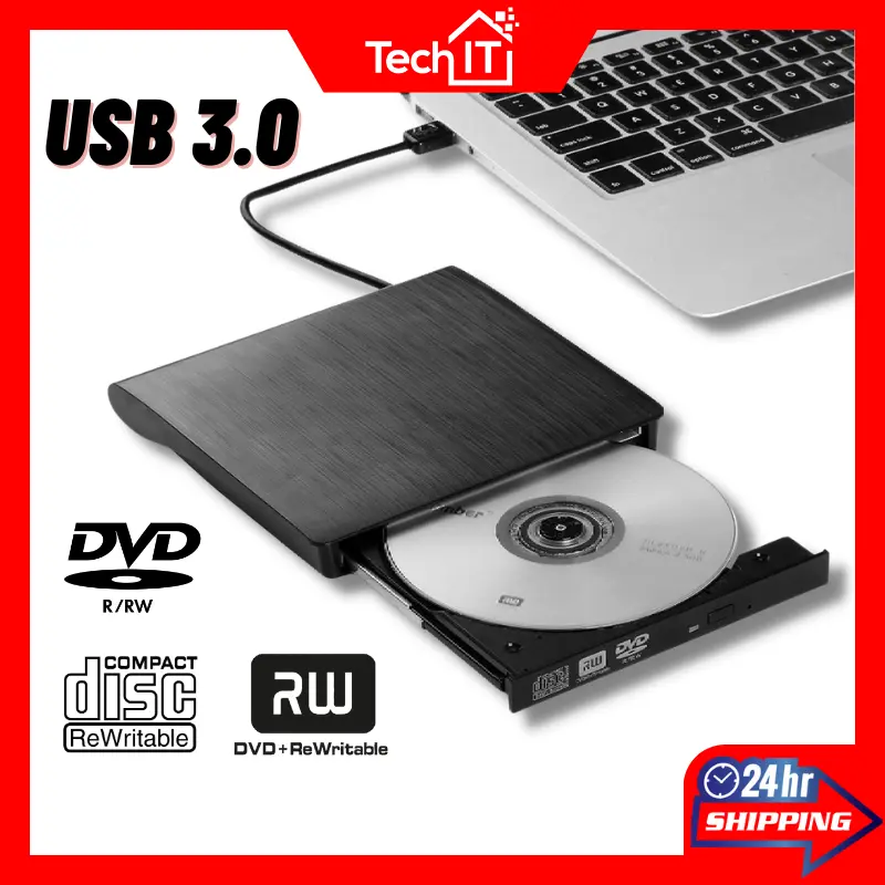 External DVD Drive CD Rom External CD Drive For Laptop External DVD Writer CD Reader Portable DVD Player Laptop Burner