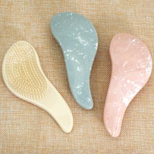 Cepillo para el cabello multicolor de diseño ergonómico para masaje del cuero cabelludo y desenredar, ideal para el cuidado diario del cabello para varios tipos de cabello