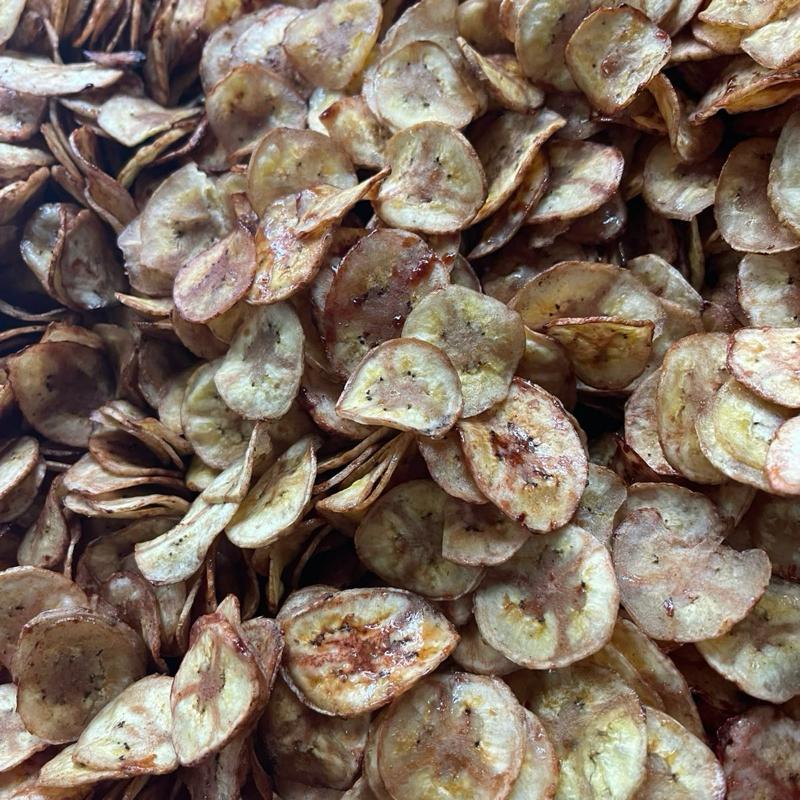 chuối chiên giòn truyền thống chuối tròn 200g