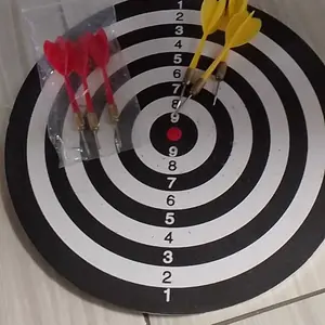 DART GAME BESAR 15in Papan Dart Panahan Dinding Board busur olahraga lemparan Besar 004-5