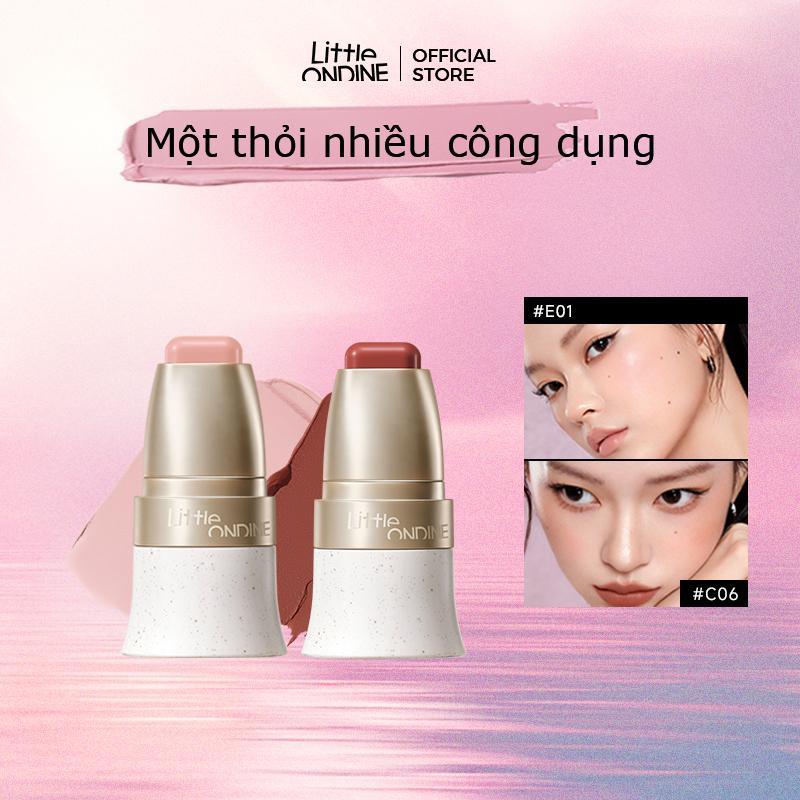 【STORE LIVE Thanh trang điểm đa năng dưỡng ẩm Little Ondine dùng thay phấn mắt, phấn má, son môi, Highlight