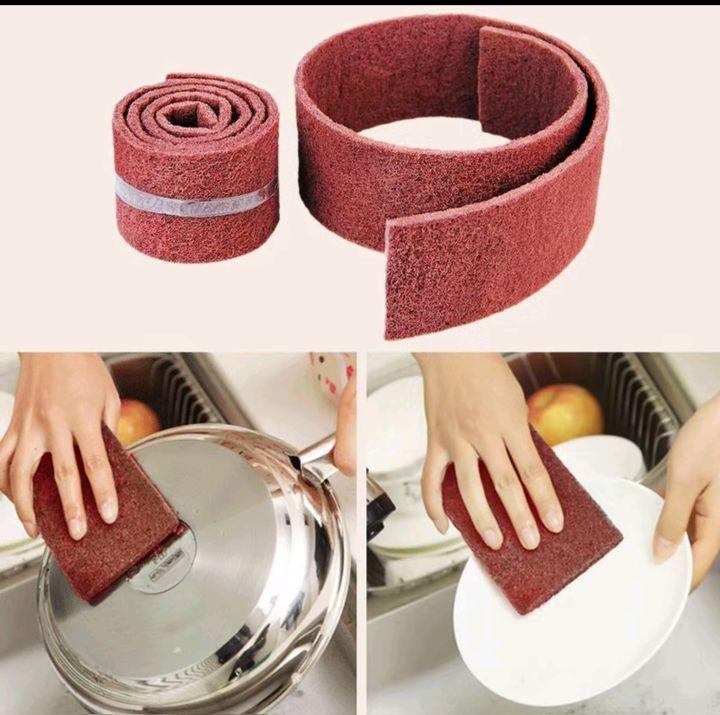 Product Introduction of Miếng Cọ Đa Năng 100cm Rửa Nhà Bếp, Vải Lau Đa Năng, Dày Dặn, Miếng Cọ Rửa Loại Bỏ Gi Sét, Cho xoong nồi... 33