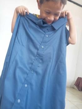 Product Review of Tryst - Helcurt Cotton Shirt | Kemeja Lengan Panjang | Katun Toyobo Premium | Kemeja Pria Slimfit Polos | Baju Kerja Formal | Atasan Cowok Dewasa | Casual Basic Lembut from R**5 1