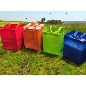 1 Pack 1 Lusin isi 12 Tas Kantong Kantung Kain Goodie Bag Spunbond Sponbond Handle Tali Samping Oval Bag Box 20x21x26 22x23x28 23x24x30 CM Tas Barang Hadiah Hajatan Souvenir Toko Sepatu Aksessory Non Woven Goodie Bag  Shopping Bag
