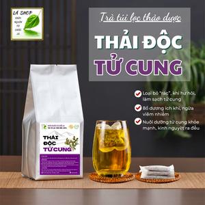 [LÁ SHOP]Trà Thải Độc Tử Cung Lá Shop Bài Hàn Tử Cung, Ấm Tử Cung, Giảm Đau Bụng Kinh, Cân Bằng Nội Tiết Tố Nữ - Bịch 30 Gói