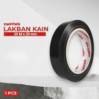 Gambar TaffPACK Lakban Kain Karpet Multifungsi Adhesive Cloth Tape Writable - 23OU - Black - 20M 20mm dari Taffware Official Store Kota Administrasi Jakarta Barat 2 Tokopedia