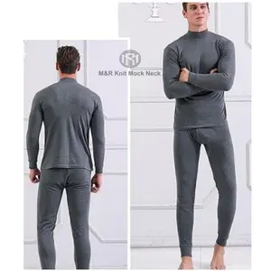 Long John Mock Neck pakaian dalam musim dingin M&R
