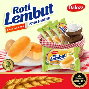 Dalezz Roti Lembut Super Empuk & Moist Rasa Santan 0 Trans Fat Halal Original Soft Bread Premium