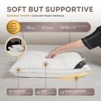 Gambar Paket 1 Bantal+1 Guling Hotel Bulu Angsa Asli, Type Royal 70% Down dari ddpillow Kota Administrasi Jakarta Barat 3 Tokopedia