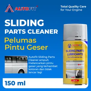 Autofit Sliding Parts Cleaner 150ml Pelumas Pintu Rel Geser Mobil Rumah Kantor Interior Care  Semprot Karet