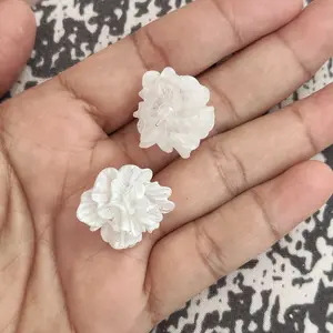 【Wei Sha】Anting bunga putih untuk wanita pelajar anting akrilik B480
