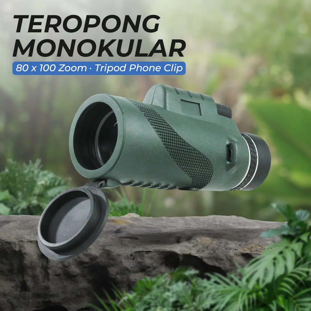 Mutiara Mall - Teropong Monokular | Monocular Telescope Outdoor | Teropong Roof Prism