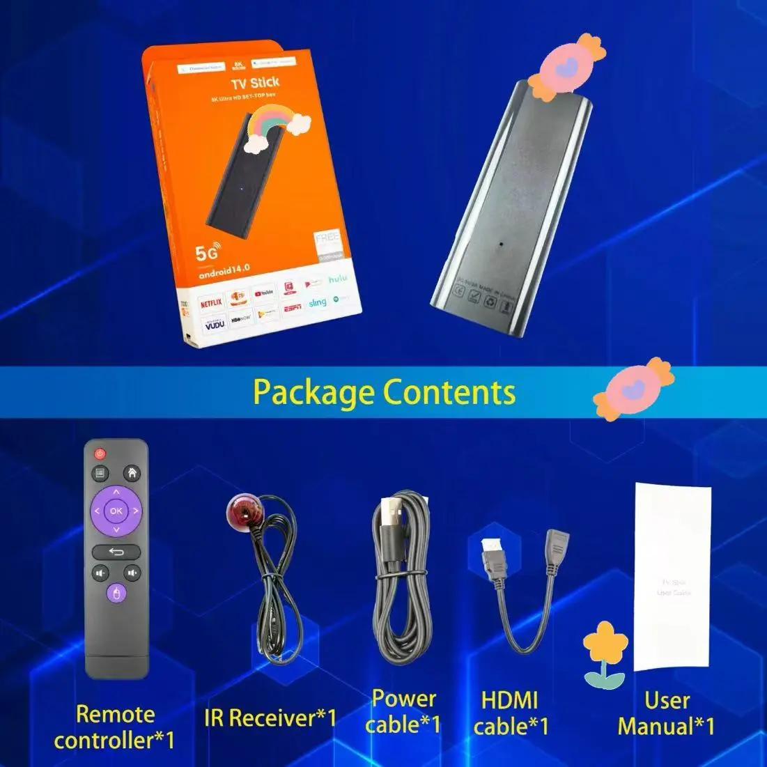 Budget 4K TV Box | Android 11 | Dual-Band WiFi | 8GB+128GB | HDR10 | HDMI 2.0 | Responsive After-Sales Team | Plug & Play