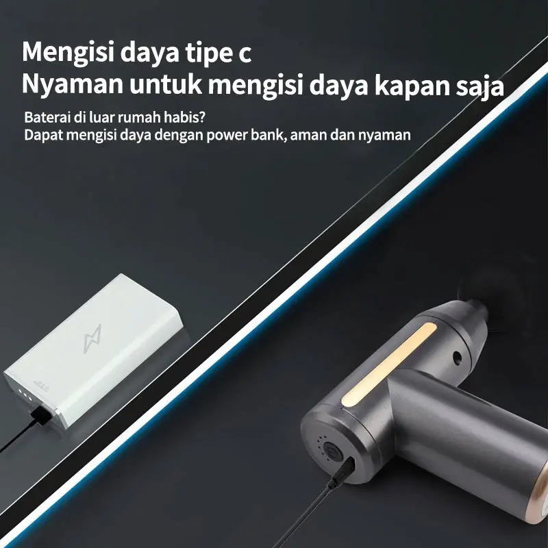 COD Massage Gn Deep Tissue Muscle Therapy / Alat Pijat Getar Terapi Otot Massager Gun Gym Elektrik Tubuh Punggung Manufacturer Punggung Leher 6