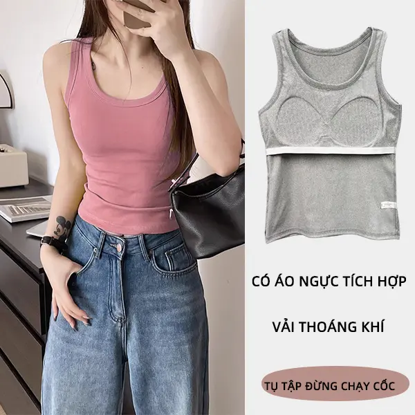 áo hai dây nữ đẹp áo 2 dâyđẹp áo dây kiểucó mút đệm áo ba lỗ cho nữđẹp tanktopnữ áo dây kiểuôm body áo yếmkiểu mới áo 2 dây kiểu đẹp áo 2 dây có mút đệm