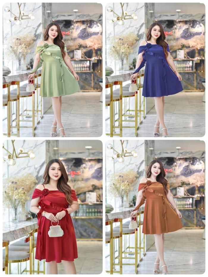 dress untuk orang pendek Jual Jimiso - 811 / Mini dress satin kekinian / gaun pendek pesta jumbo / mini dress bigsize / dress pendek jumbo / gaun pesta satin size besar / FB - Hitam - Kota Administrasi Jakarta Barat - Jimiso Fashion
