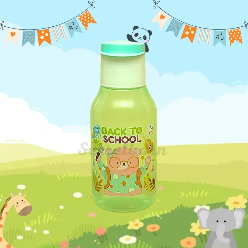 Botol fliptop AUSTIN | Botol Minum 350 ML | Thumbler Karakter | Souvenir Ulang Tahun Anak | Tempat Minum Plastik | Sovenir Ultah  Bottles Water 2