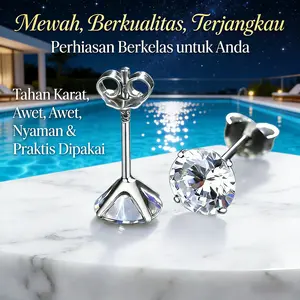 Desain Empat Cakar yang Elegan: Cincin Berlian untuk Penampilan Sempurna