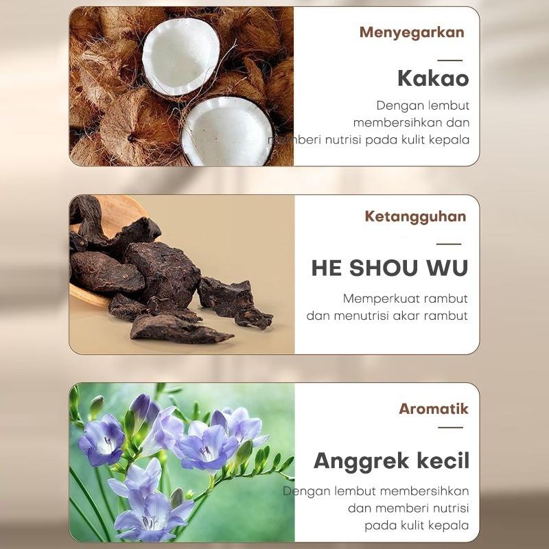 Shampo anti ketombe Penghilang ketombe berkerak dan gatal psoriasis kulit kepala Oil control Kulit kepala gatal Shampoo rambut 7