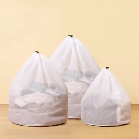 Laundry Bag Serut Jaring Baju Kotor Kantong Mesin Cuci Bra Celana Dalam Kemeja Premium Merek Kotakin dov / Laundry Serut Premium
